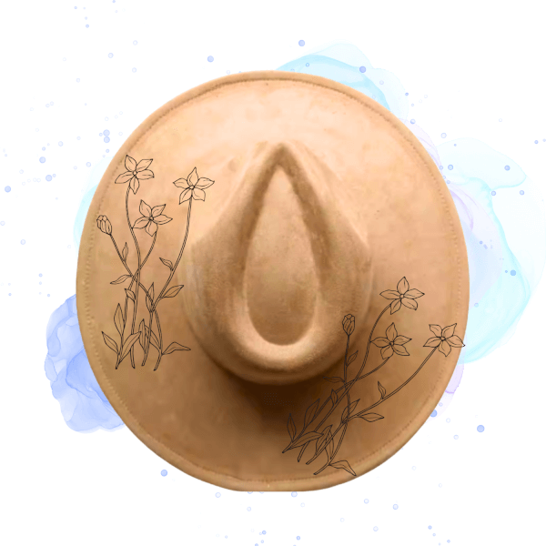 Bluebell Hat Burning at Home Kit with Burner