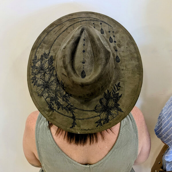 Boho Dreamcatcher Hat Burning at Home Kit with Burner