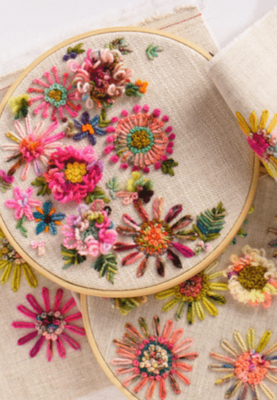 Boho Floral Embroidery Workshop