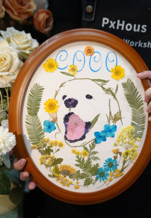 Botanical Oval Frame Art Workshop