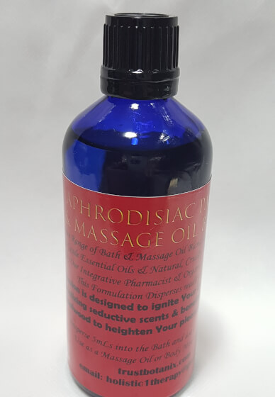 Botanix Aphrodisiac Passion Bath / Body / Massage Oil 100mL