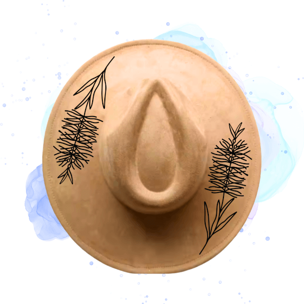 Bottlebrush Hat Burning at Home Kit with Burner