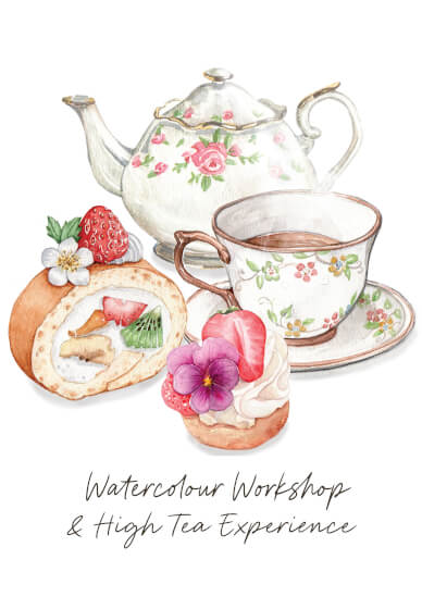 Brushstrokes and High Tea with Collins Coffee House