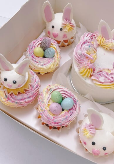 Bunny-Cute Easter Bento Cake Workshop