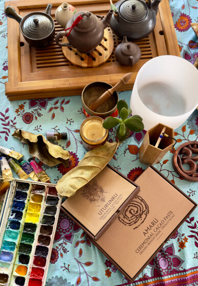 Cacao, Sound Bath and Mindful Watercolour Art Workshop