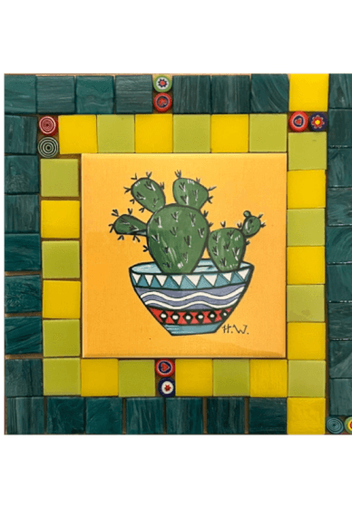 Cactus Mosaic Trivet DIY Kit