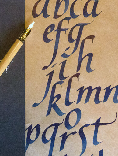 Calligraphy Course for Beginners: Italic Script