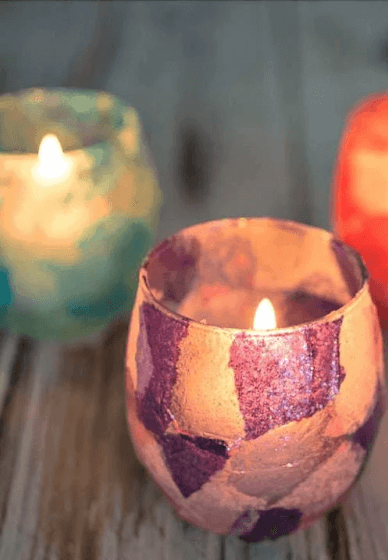 Candle Holder Making Class for Kids Birthday Parties