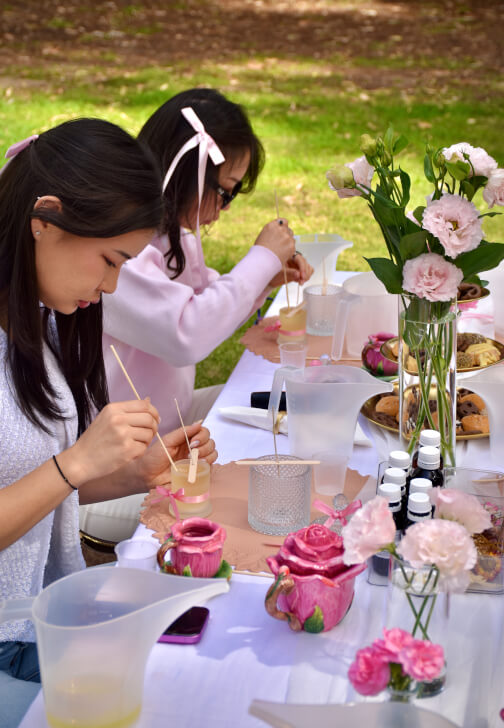 Candle Making Picnic Workshop