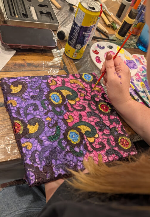 Canvas Painting Kit: Laced with Love