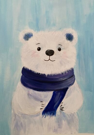 Cartoon Bear Painting