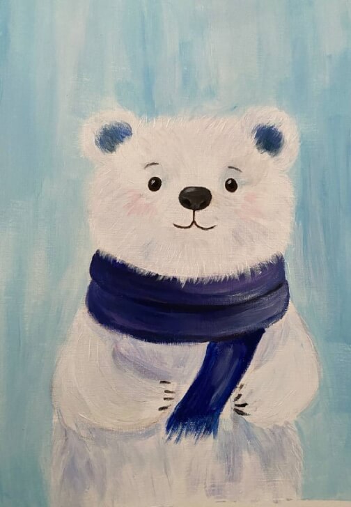 Cartoon Bear Painting
