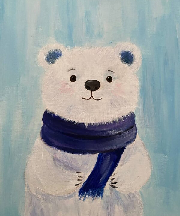 Cartoon Bear Painting
