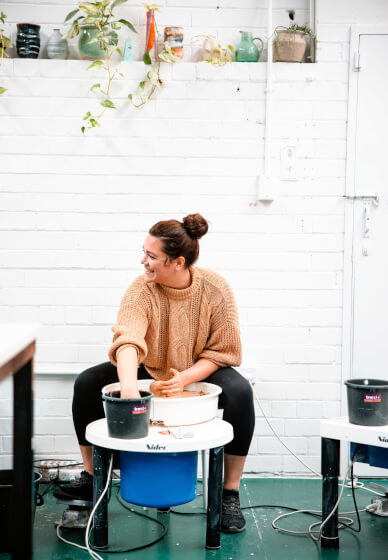 Casual Wheel Throwing Pottery Workshop