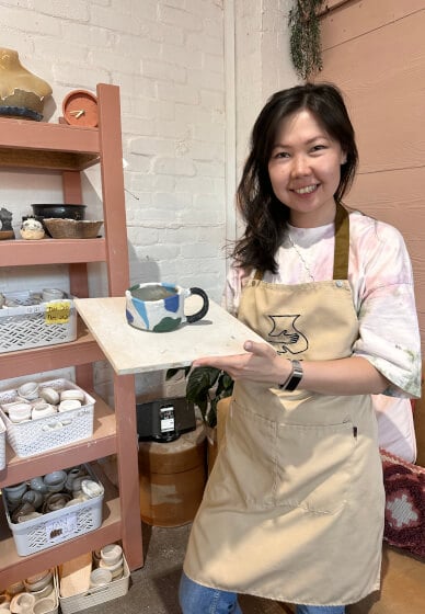 Ceramic Marbled Mug Making Workshop