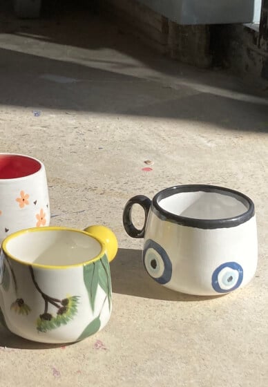 Ceramic Painting Class: Tea / Coffee Cup and Saucer