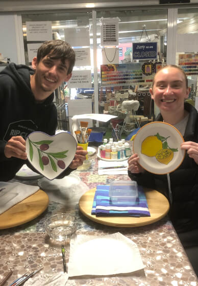 Ceramic Painting Workshop - Course of 4 Sessions