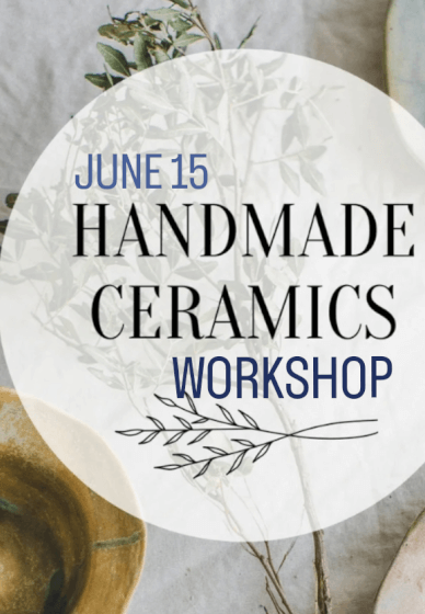 Ceramics Hand Building Workshop