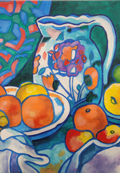 Fruit Still Life Painting Class