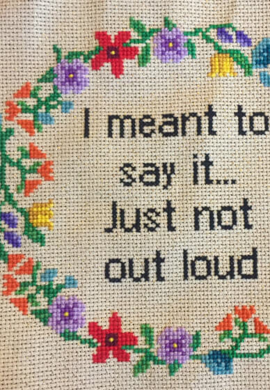 Cheeky Cross Stitch Class