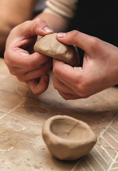 Children After School Pottery Class