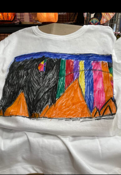 Childrens Tshirt Painting Experience