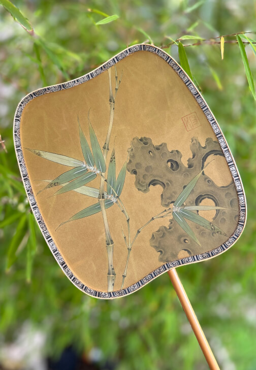 Chinese Silk Round Fan Painting Class
