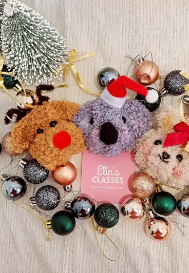 Christmas Animal Ornaments Making Class