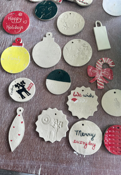Christmas Clay Ornament Making Workshop