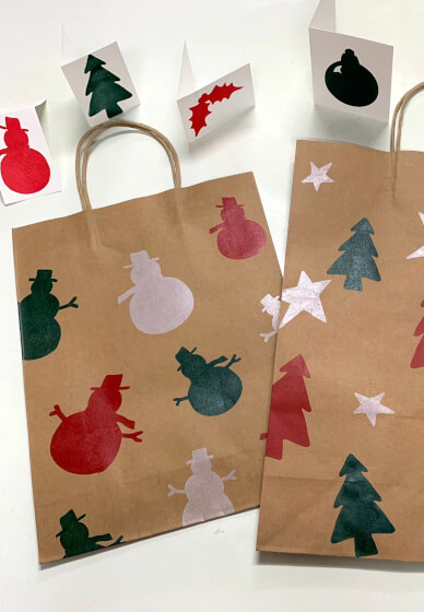 Christmas Craft: DIY Gift Bags and Cards Class