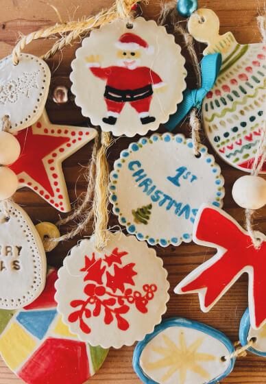 Christmas Decorations Clay Workshop