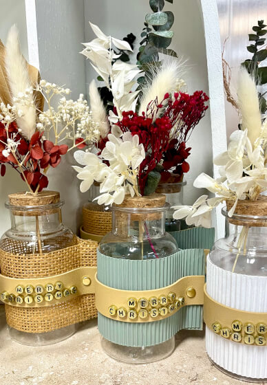 Christmas Dried Flower Vase Workshop