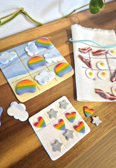 Christmas Gifts Workshop | Tic Tac Toe Game | Polymer Clay