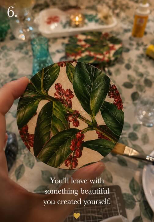 Christmas in July Decoupage Workshop