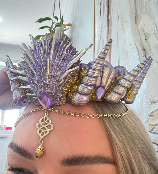 Christmas Mermaid / Festival Shell Crowns Workshop