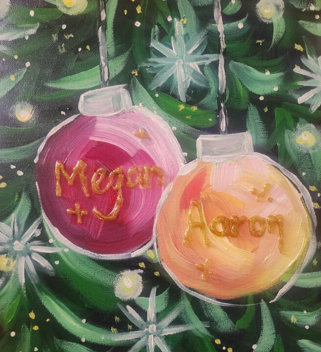 Christmas Paint and Sip Class