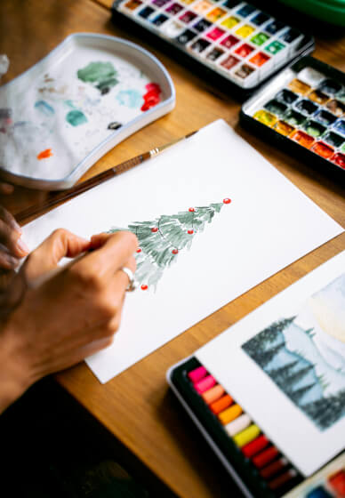 Christmas Party Fun Art Workshop