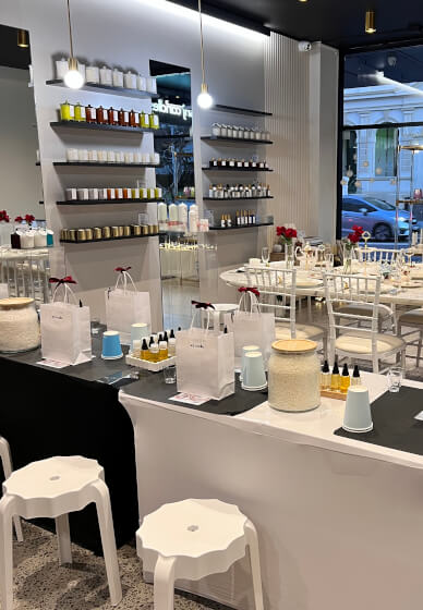 Christmas Soy Candle Making Class with Luxe High Tea