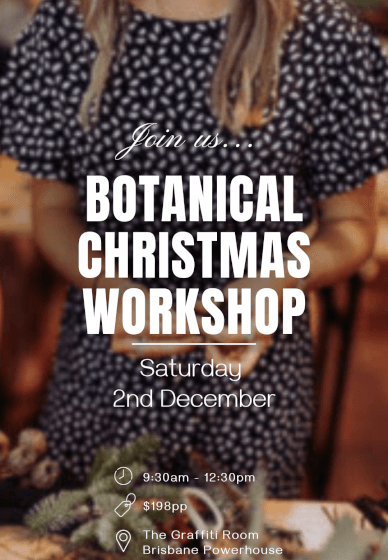 Christmas Tablescape & Gifting Wrapping Workshop