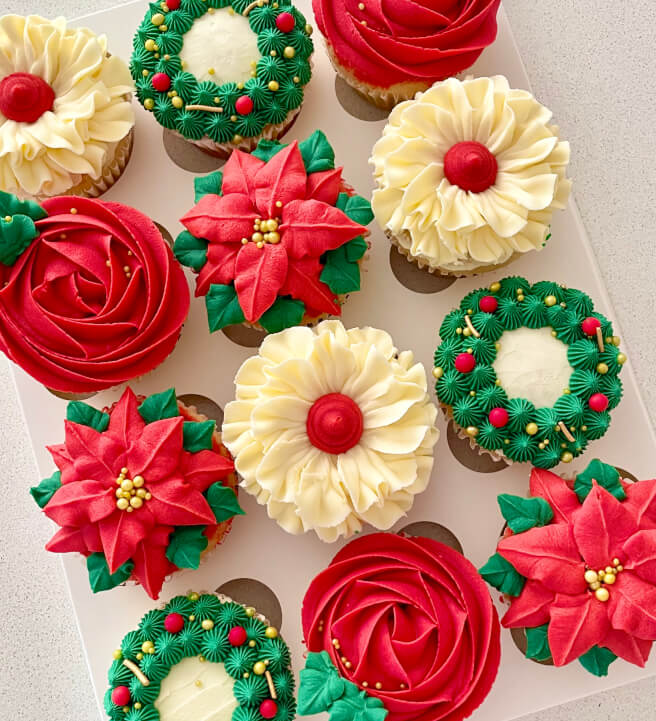 Christmas Themed Cupcake Decorating Workshop