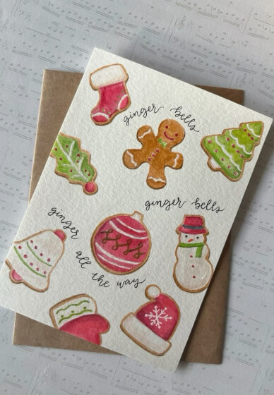 Christmas Watercolour Card Making Class