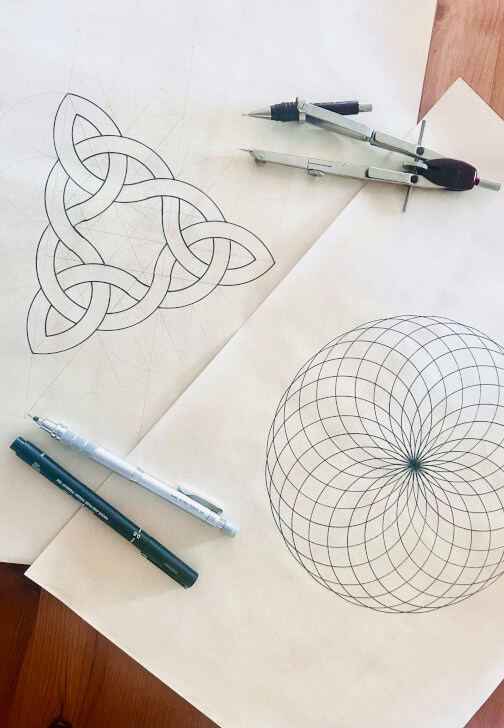 Circle Geometry Art Class