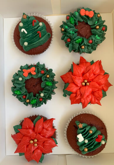 Classy Christmas Cupcake Decorating Class