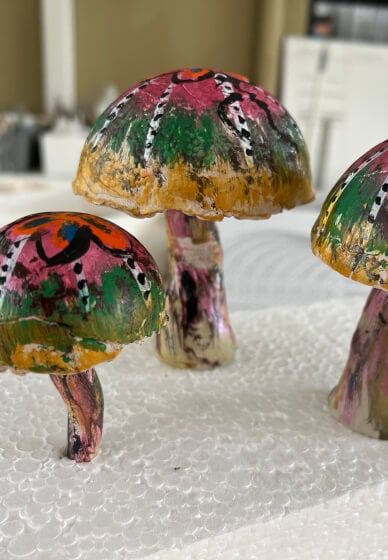 Clay and Sip Class: Air-dry Mushrooms