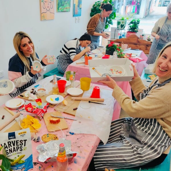 Clay and Sip Class Hand Building Pottery Adelaide ClassBento