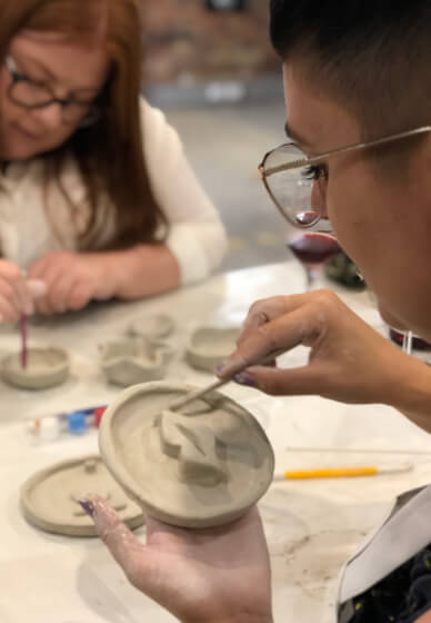 Clay and Sip Class: Make a Cup and a Tray