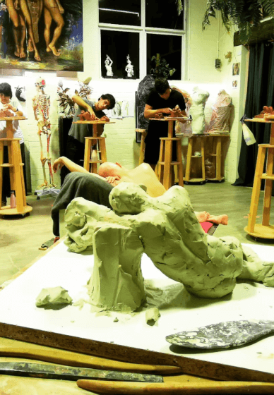 Clay and Sip Sculpture Course