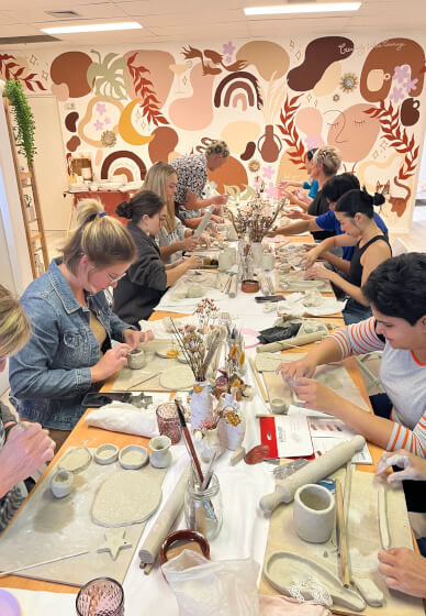 Clay, Coffee and Cake Workshop