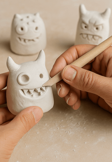 Clay Monsters Halloween Pottery Workshop (BYO)