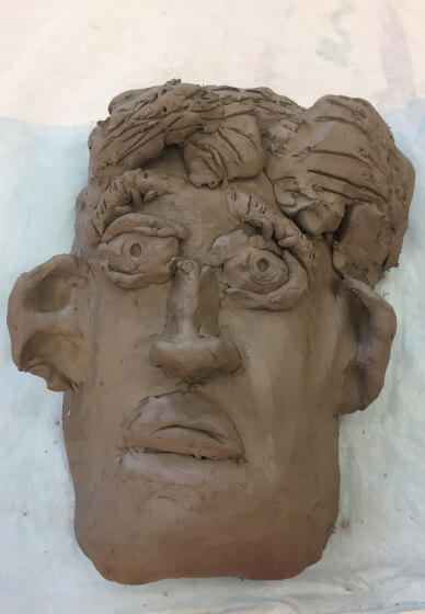 Clay Moulding Class: Self Portraits